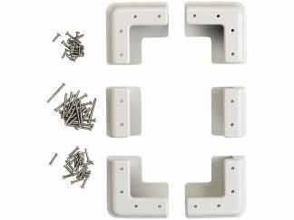 Kit de fixation pour panneau solaire en ABS - coloris gris (Reconditionné)