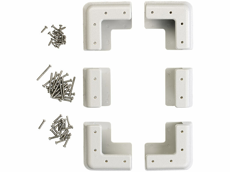 Kit de fixation pour panneau solaire en ABS - coloris gris (Reconditionné)