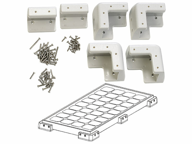 Kit de fixation pour panneau solaire en ABS - coloris gris (Reconditionné) – Image 3