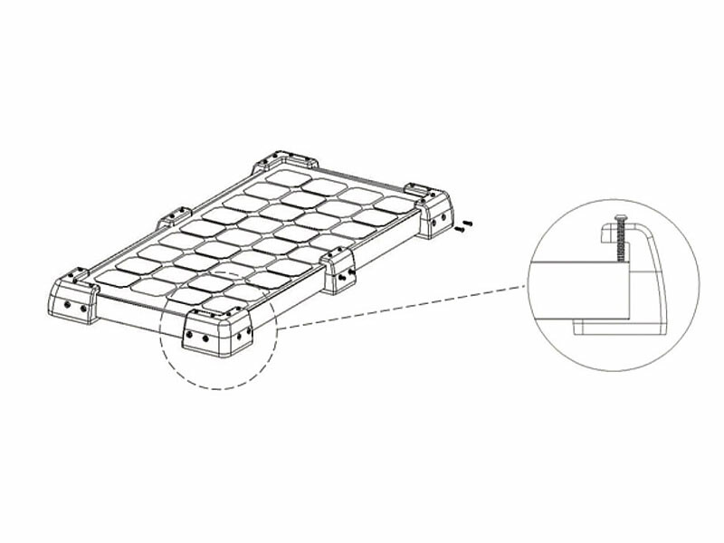 Kit de fixation pour panneau solaire en ABS - coloris gris (Reconditionné) – Image 4