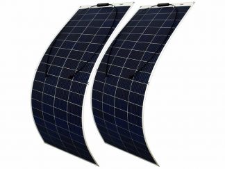 2 panneaux solaires flexibles utilisation marine 200 W / compatibles MC4