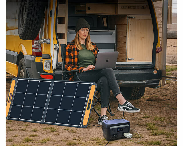 Batterie nomade connectée et convertisseur solaire HSG-400 onduleur - 512 Wh (Reconditionné) – Image 2