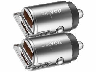 2 chargeurs allume-cigare USB-A / USB-C avec Power Delivery jusqu’à 65 W