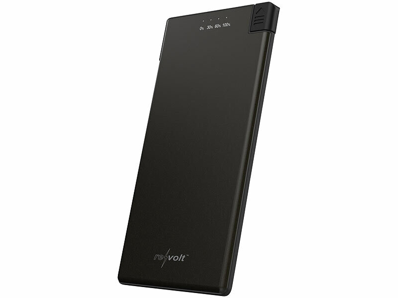 Batterie externe extra plate 5000 mAh PB-820 avec câble USB-C intégré (Reconditionné) – Image 6