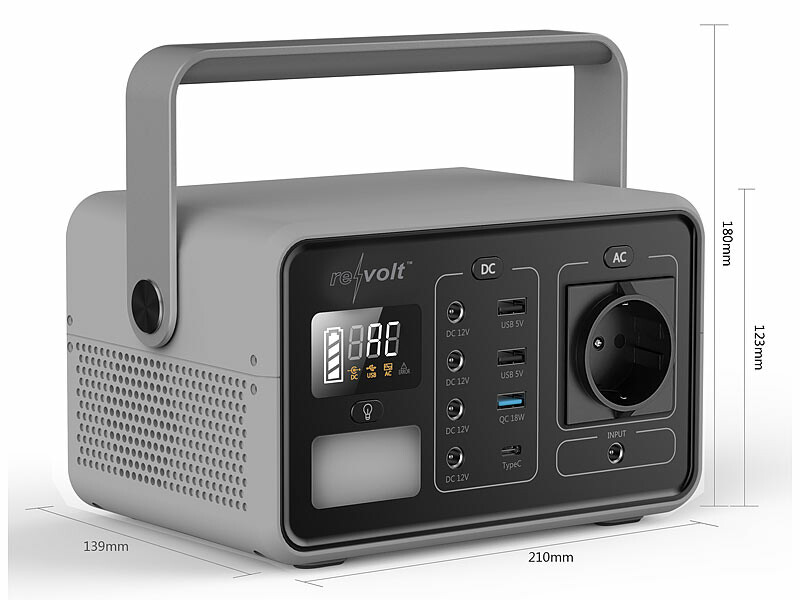 Batterie nomade et convertisseur solaire HSG-640 - 222 Wh (Reconditionné) – Image 4
