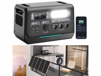 Batterie nomade et convertisseur solaire on-grid connecté 2048 Wh HSG-2048 (Reconditionné)