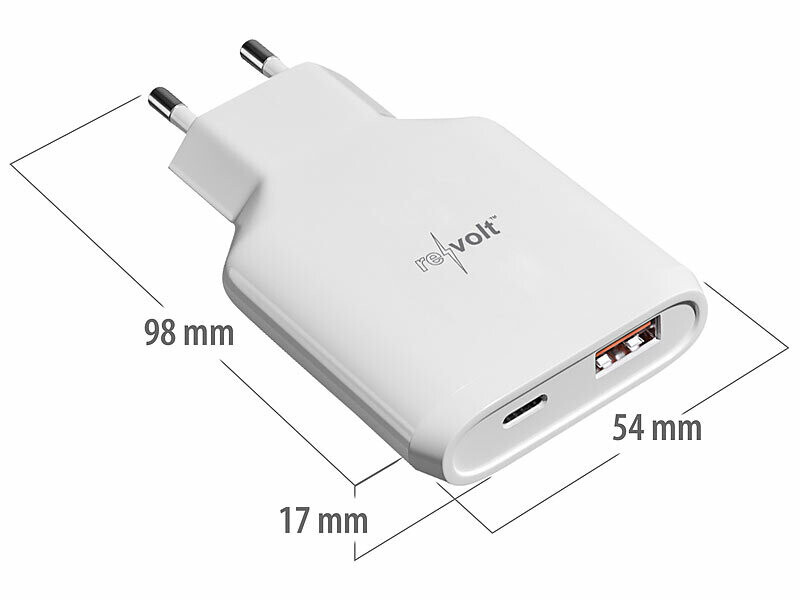 2 chargeurs secteur GaN USB-A / USB-C Power Delivery 65 W – Image 4