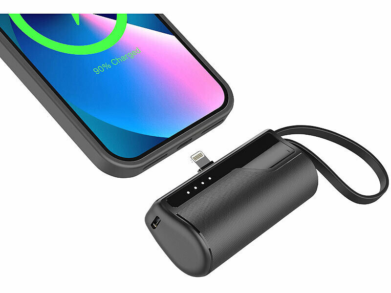 Mini batterie d'appoint Lightning 4500 mAh PB-275 avec câble de chargement intégré (Reconditionné) – Image 3