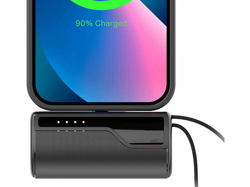Mini batterie d'appoint Lightning 4500 mAh PB-275 avec câble de chargement intégré (Reconditionné) – Image 4