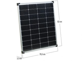 Panneau solaire monocristallin 110 W avec connecteur compatible avec MC4 (Reconditionné)