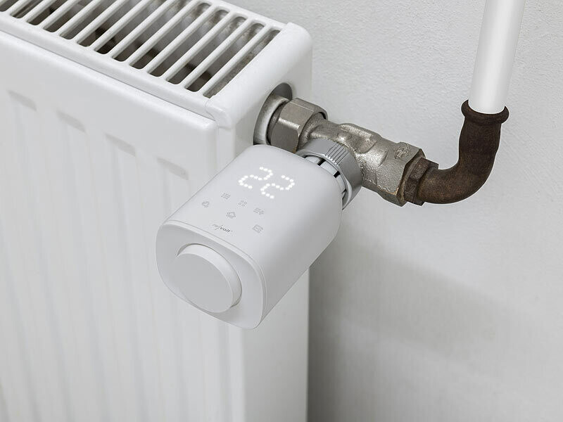 3 têtes thermostatiques connectées pour radiateur avec passerelle réseau – Image 3