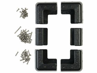 Kit de fixation pour panneau solaire en ABS - coloris noir (Reconditionné)