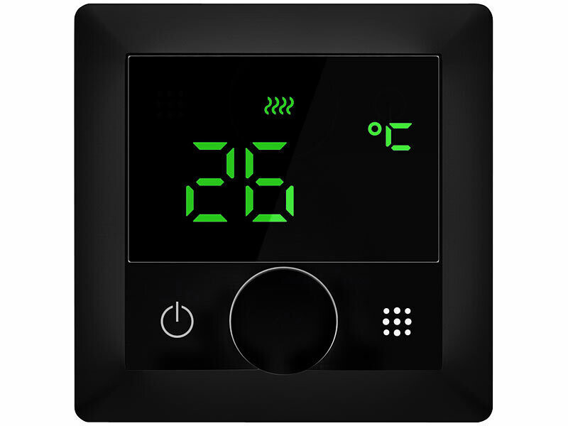 Thermostat connecté pour chauffage au sol avec capteur externe - noir (Reconditionné) – Image 3