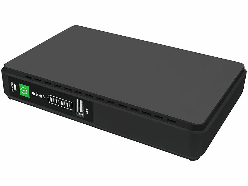 Mini onduleur POE / USB / DC 32,56 Wh (Reconditionné)
