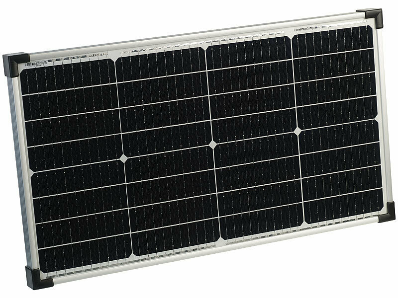 Panneau solaire mobile 60 W avec cellules solaires monocristallines - argenté (Reconditionné) – Image 2