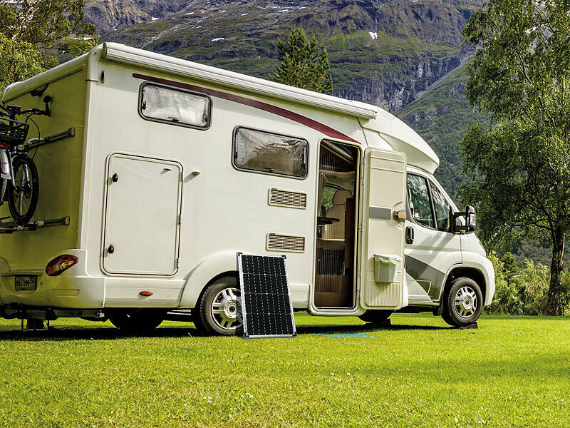 Panneau solaire mobile 60 W avec cellules solaires monocristallines - argenté (Reconditionné) – Image 4